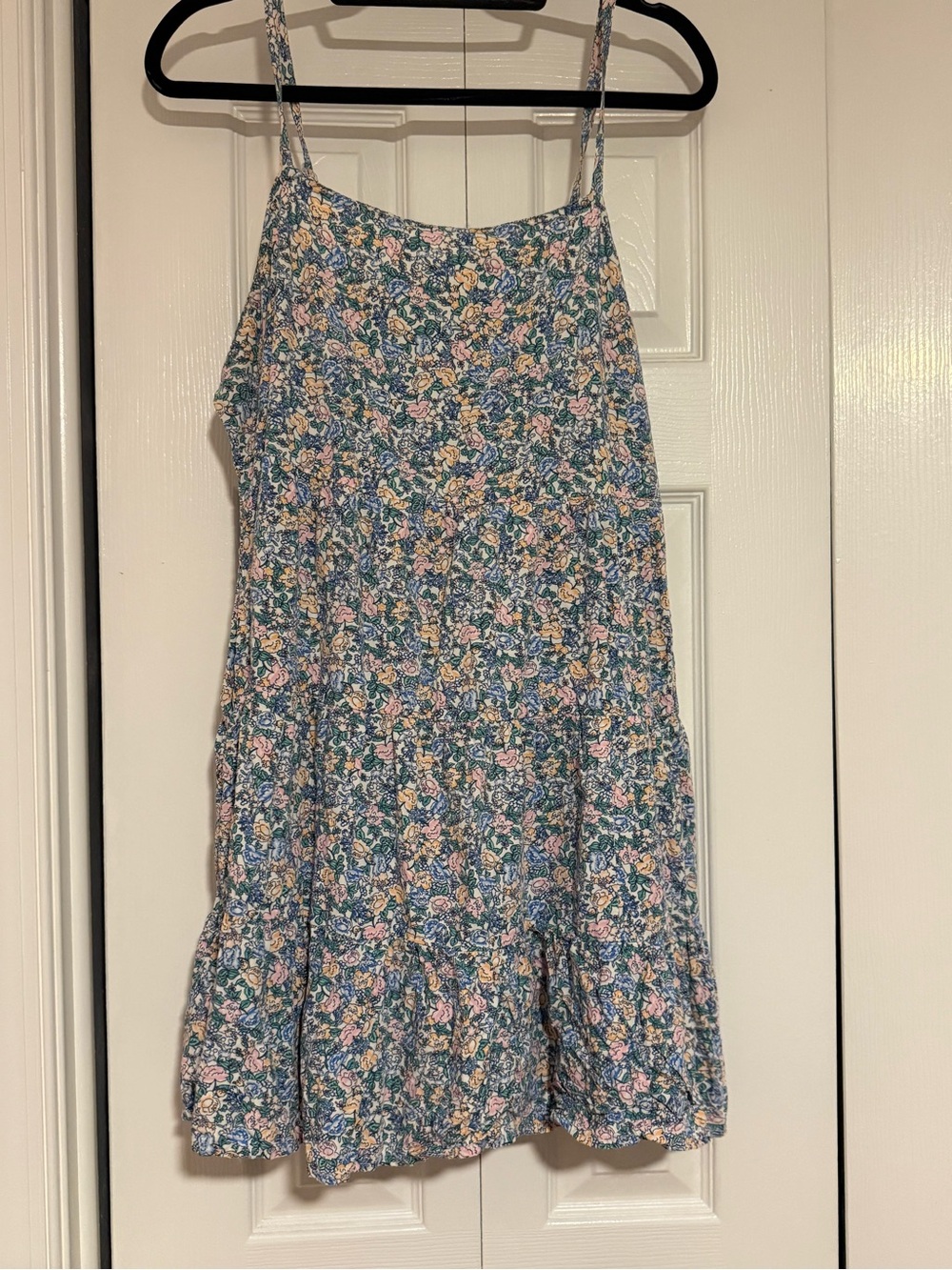 Old Navy Floral Blue and Pink flowered dress